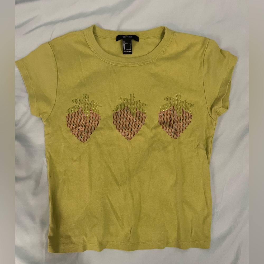 Strawberry Crop Top